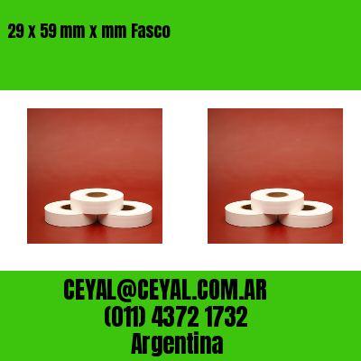 29 x 59 mm x mm Fasco