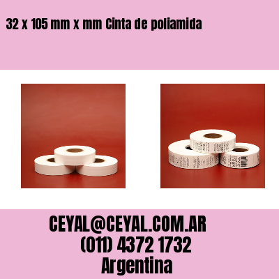 32 x 105 mm x mm Cinta de poliamida
