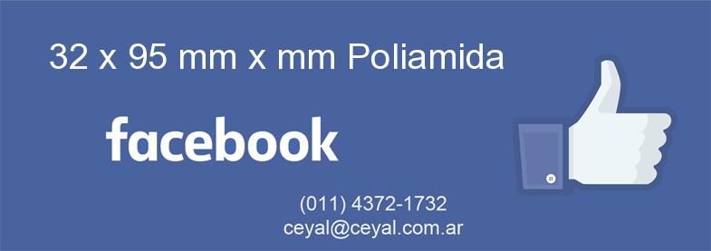 32 x 95 mm x mm Poliamida
