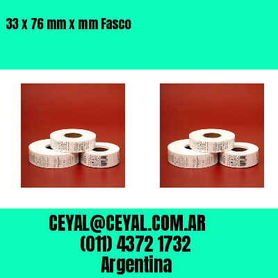 33 x 76 mm x mm Fasco