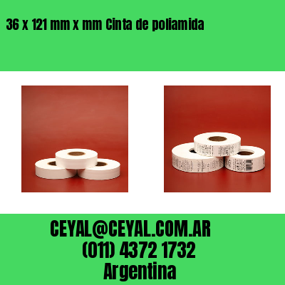 36 x 121 mm x mm Cinta de poliamida