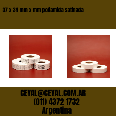 37 x 34 mm x mm poliamida satinada