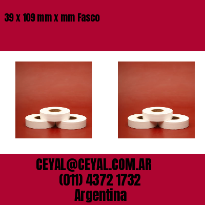 39 x 109 mm x mm Fasco