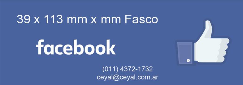 39 x 113 mm x mm Fasco