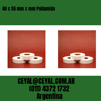 40 x 55 mm x mm Poliamida