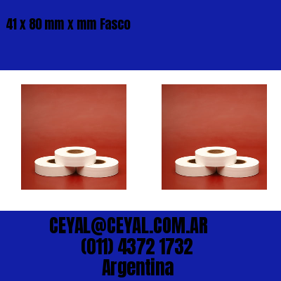41 x 80 mm x mm Fasco