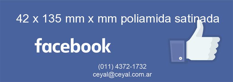 42 x 135 mm x mm poliamida satinada