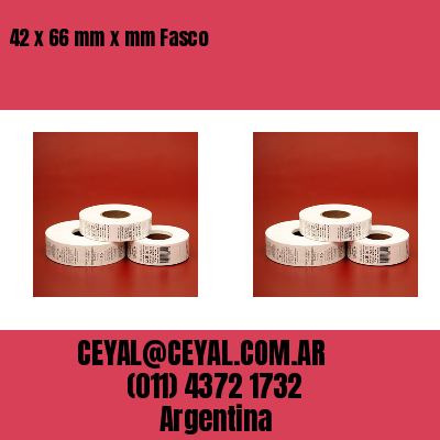 42 x 66 mm x mm Fasco