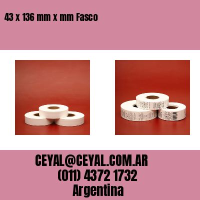 43 x 136 mm x mm Fasco