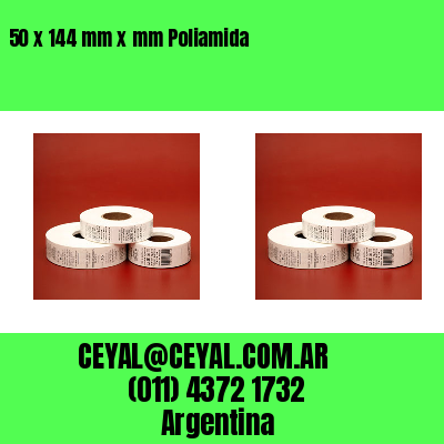 50 x 144 mm x mm Poliamida