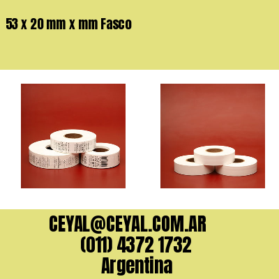 53 x 20 mm x mm Fasco