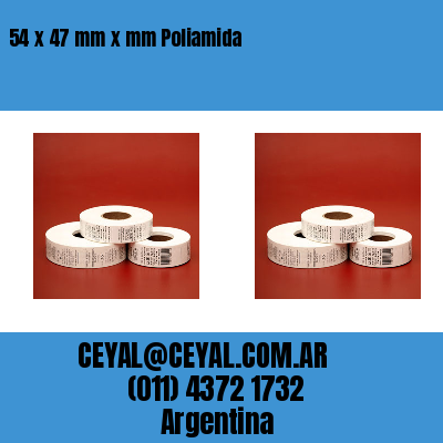 54 x 47 mm x mm Poliamida