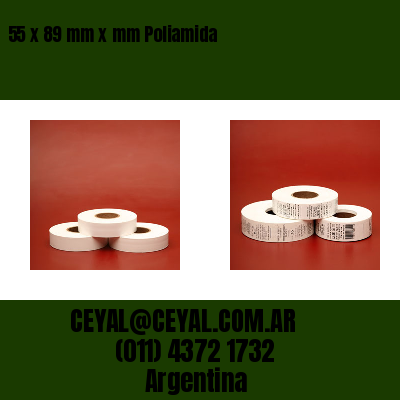 55 x 89 mm x mm Poliamida