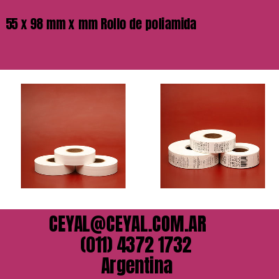 55 x 98 mm x mm Rollo de poliamida