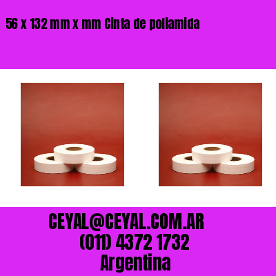 56 x 132 mm x mm Cinta de poliamida