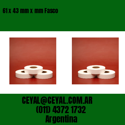 61 x 43 mm x mm Fasco