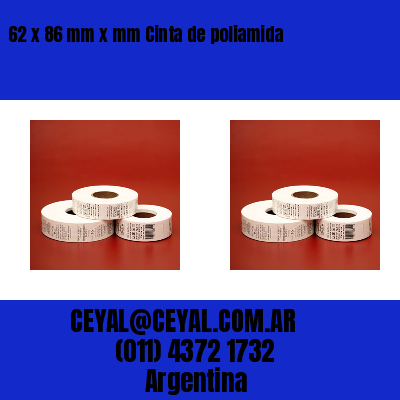 62 x 86 mm x mm Cinta de poliamida
