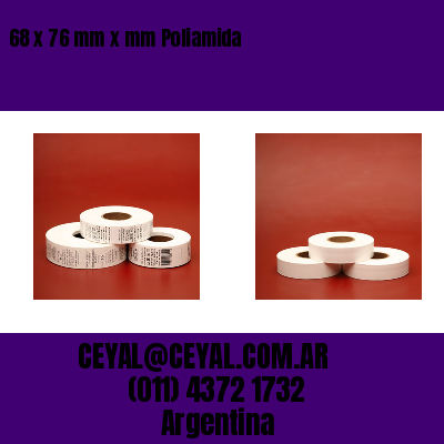 68 x 76 mm x mm Poliamida