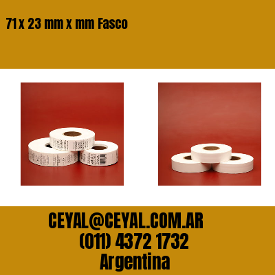 71 x 23 mm x mm Fasco