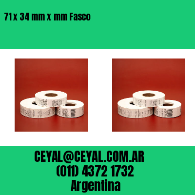 71 x 34 mm x mm Fasco