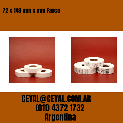 72 x 149 mm x mm Fasco