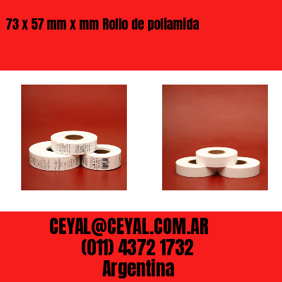 73 x 57 mm x mm Rollo de poliamida