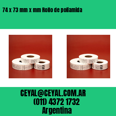 74 x 73 mm x mm Rollo de poliamida