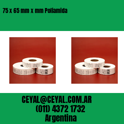 75 x 65 mm x mm Poliamida