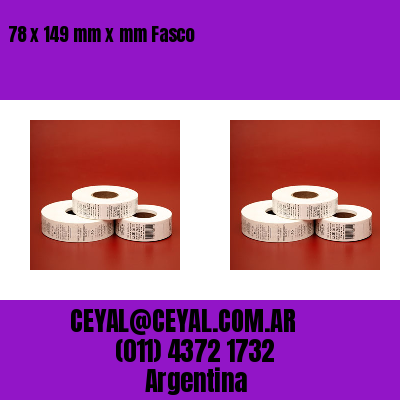 78 x 149 mm x mm Fasco