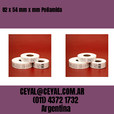 82 x 54 mm x mm Poliamida