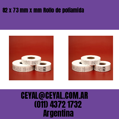 82 x 73 mm x mm Rollo de poliamida