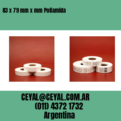 83 x 79 mm x mm Poliamida