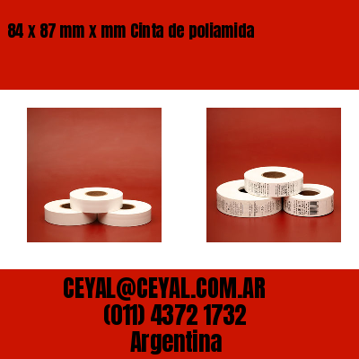 84 x 87 mm x mm Cinta de poliamida