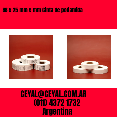 88 x 25 mm x mm Cinta de poliamida