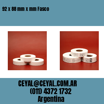 92 x 88 mm x mm Fasco