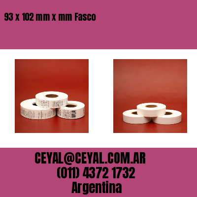 93 x 102 mm x mm Fasco