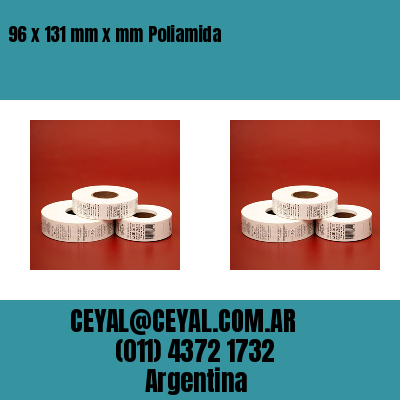 96 x 131 mm x mm Poliamida