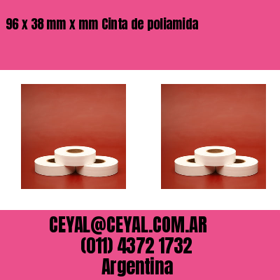 96 x 38 mm x mm Cinta de poliamida