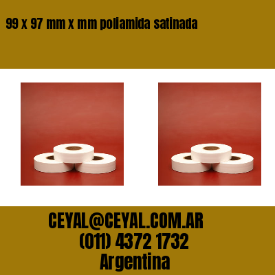 99 x 97 mm x mm poliamida satinada