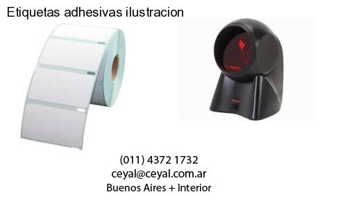 Etiquetas adhesivas ilustracion