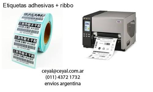 Etiquetas adhesivas   ribbo