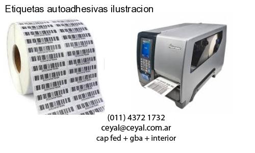 Etiquetas autoadhesivas ilustracion