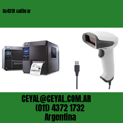 Gc420t calibrar