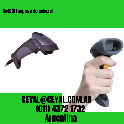 Gc420t limpieza de cabezal