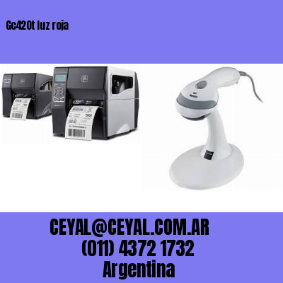Gc420t luz roja