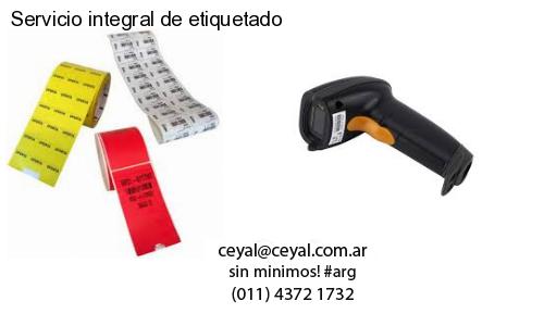 Servicio integral de etiquetado