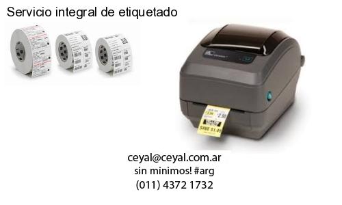 Servicio integral de etiquetado