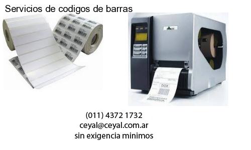 Servicios de codigos de barras