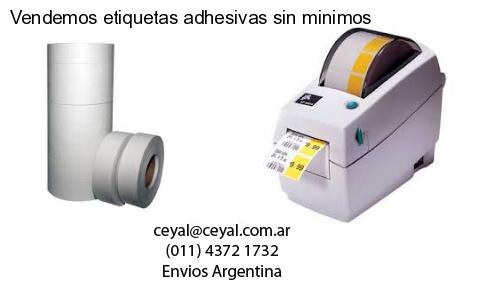 Vendemos etiquetas adhesivas sin minimos