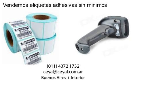 Vendemos etiquetas adhesivas sin minimos